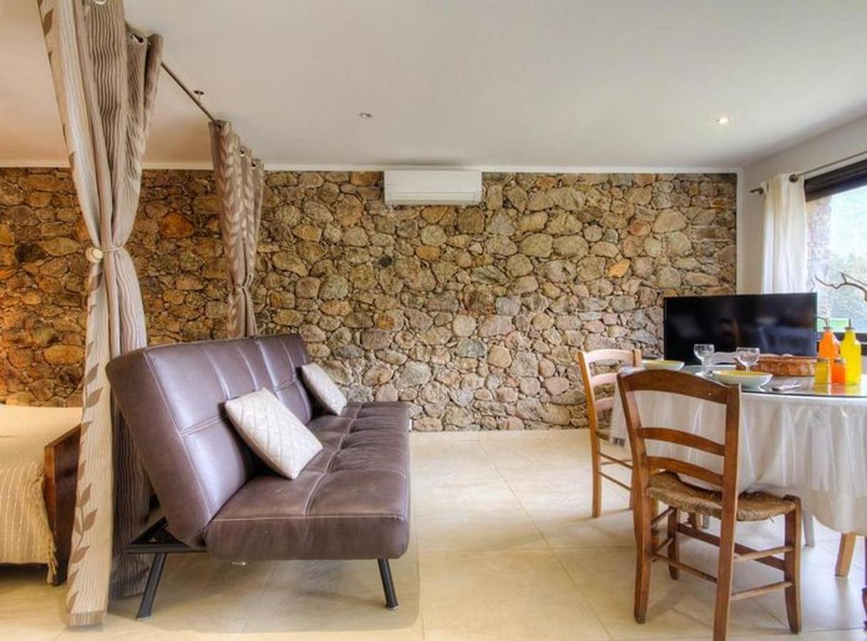 Studio Confortable Avec Vue Sur La Montagne A Moltifao 30M² Jardin Exterior photo